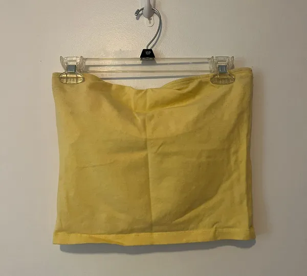 Tube Top Yellow Size M - Image 2