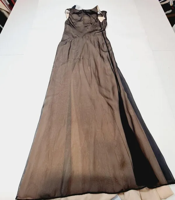 NBD Calla Gown in Black & Nude XS - Image 13