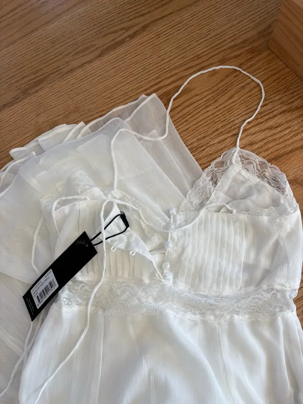 Lioness white midi dress - Image 4