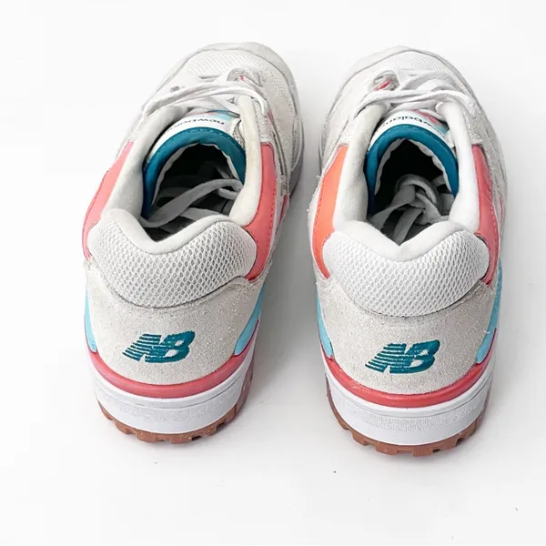NEW BALANCE 550 Sea Salt Verdigris Speckled Soles Sneakers 8.5 Ortholite Comfort - Image 11