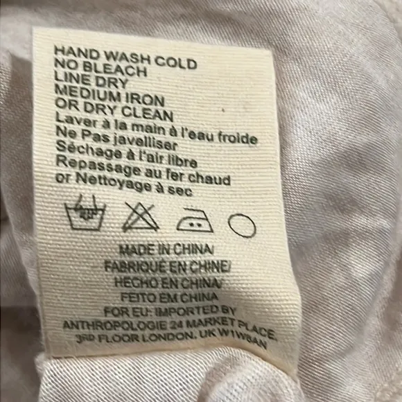 Anthropologie tiny XS patchwork front top cotton back‎ - Image 7