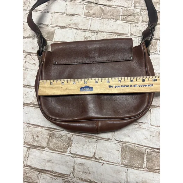 Ladies Vintage Handcrafted Leather‎ Shoulder Bag With Animal Clasp Deer? - Image 7