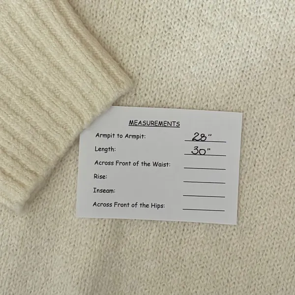 Revolve FREE PEOPLE Brookside Tunic Sweater‎ Ivory Slouchy Solid Scoop Large - Image 15