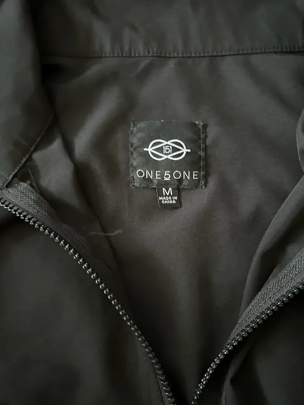 One 5 One Black windbreaker - Image 3