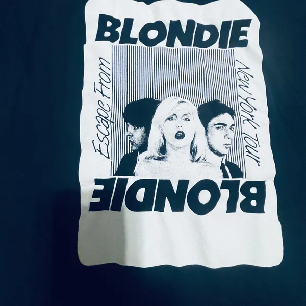 Blondie Escape From New‎ York Tour Graphic T-Shirt Black Cotton Medium - Image 11