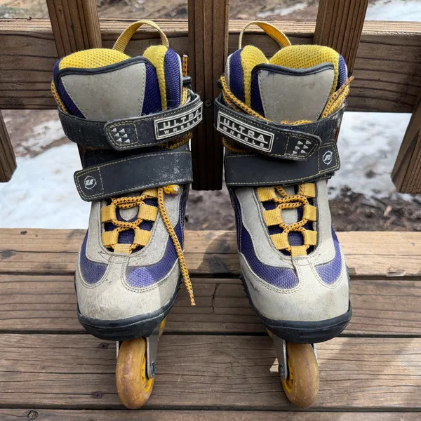 Vintage 90’s Ultra Wheels Inline Skates Gray Size 9 - Image 2