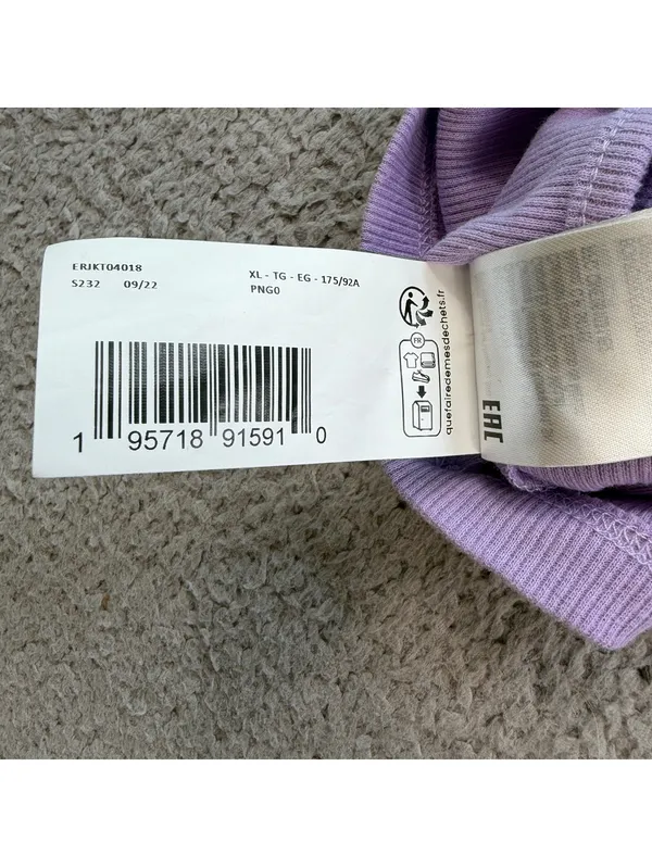 NWT Roxy x Kate Bosworth Surf.Kind.Kate Purple Ribbed Crop Tank Top XL - Image 8