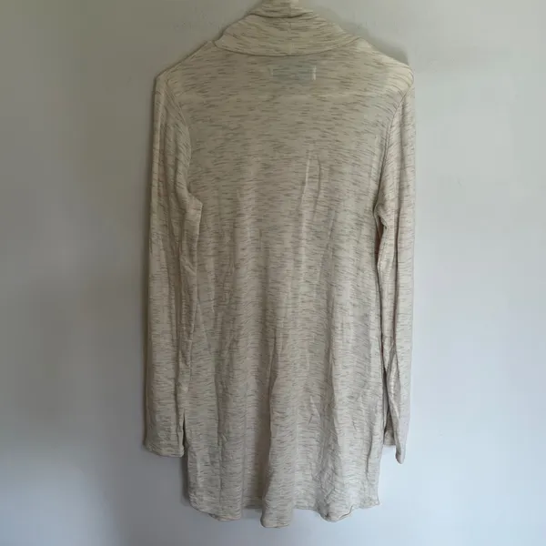 Abercrombie & Fitch Womens Oatmeal Heather Turtleneck Long Sleeve Mini Dress‎ S - Image 7