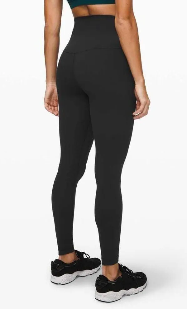 Lululemon Align Pant 28" Wrap Waist Black High Waisted Leggings Pants Size 4 - Image 2