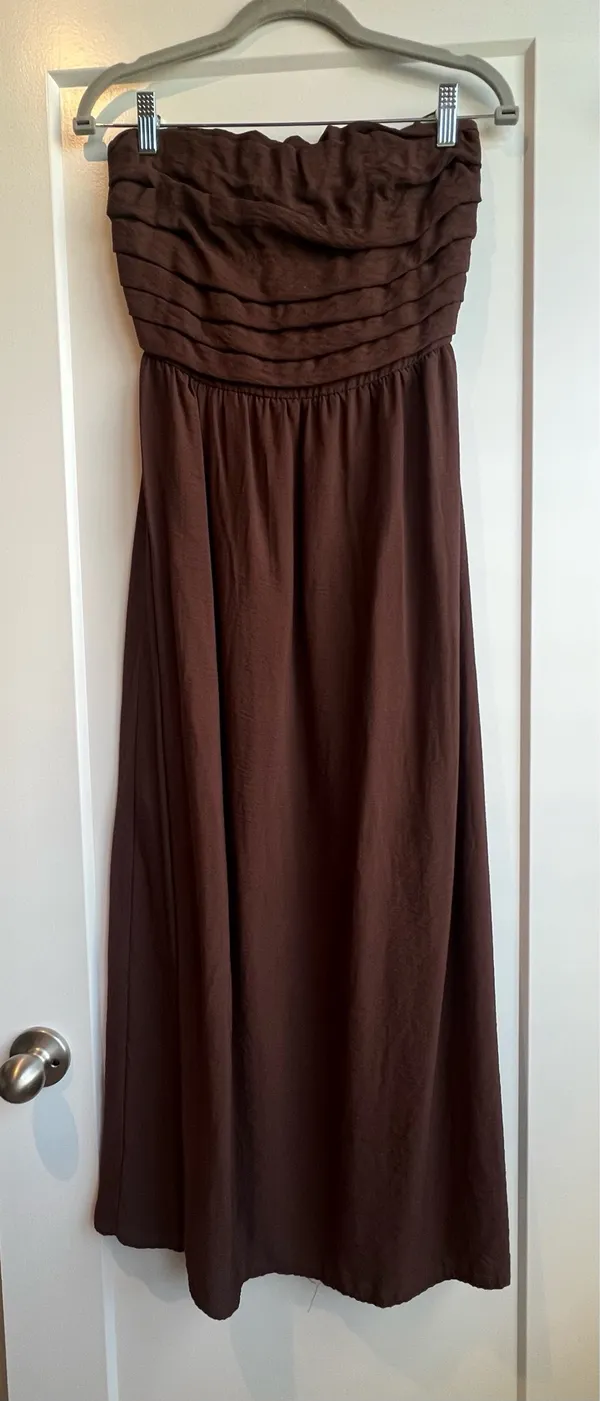 Altar'd State Strapless Midi Dress - Image 2