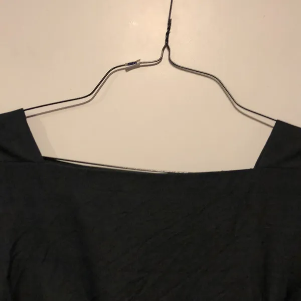 Ann Taylor Silk Square Neckline Cropped Blouse - Image 2