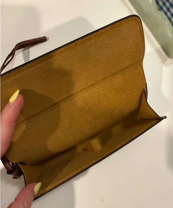 Celine Leather Sunglasses Case Wristlet - Image 3