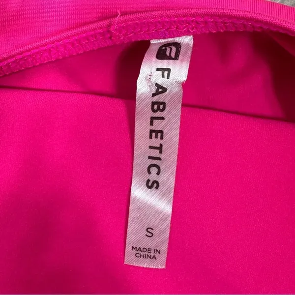 Fabletics Tropez Sleeveless Open Racer Back Athletic Dress Magenta Pink‎ Small - Image 12