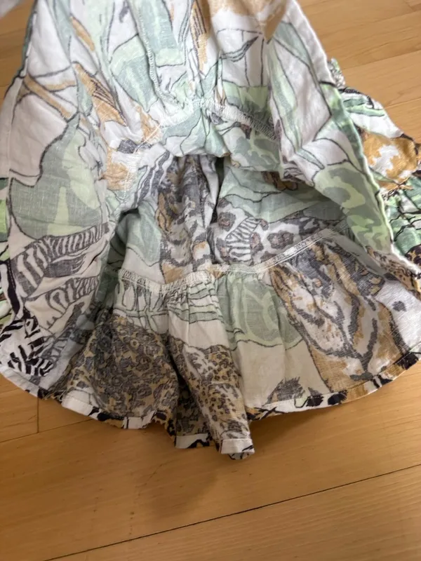 Aerie ruffled mini skirt jungle safari - Image 3