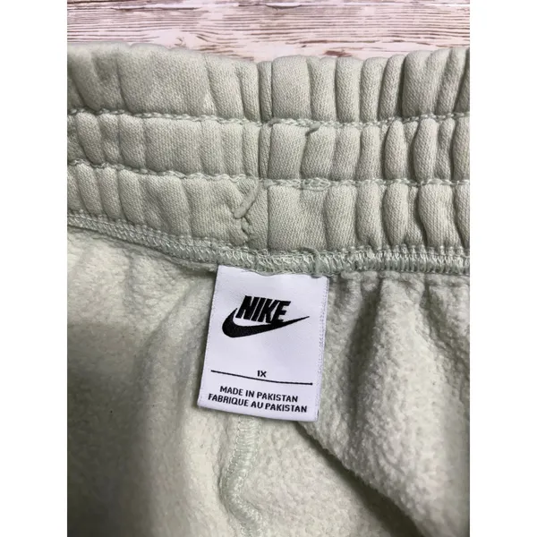 Nike Joggers Sweatpants Women's Plus Size 1X Sweats Baggy Pale Green Comfy - Image 4