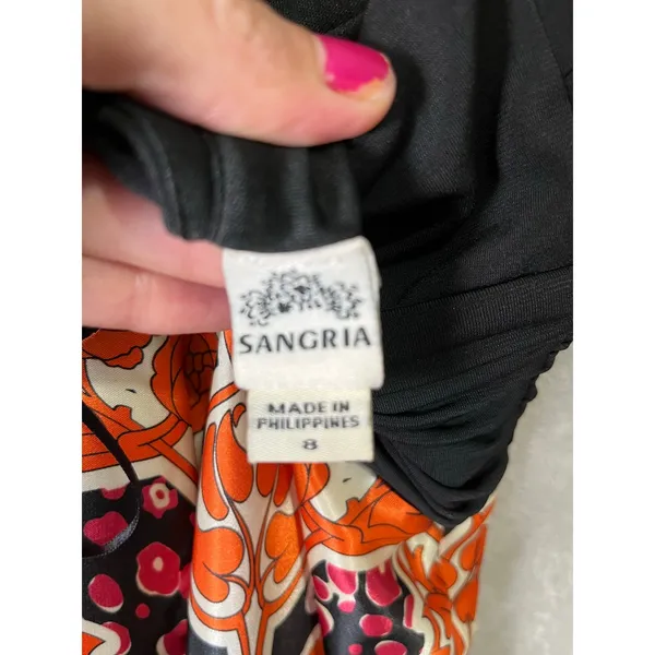 Vintage Halter Handkerchief Hem Maxi Dress Paisley Print Boho Formal Party 8 New - Image 8