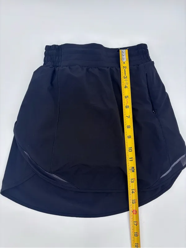lululemon athletica Black Athletic Skort with Built-In Liner - Image 6