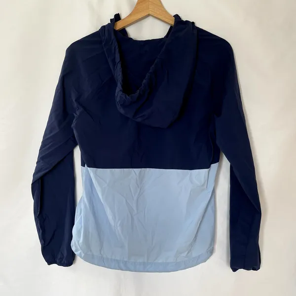 Marmot‎ rain jacket front zipper pocket blue colorblock top women's small nylon - Image 8