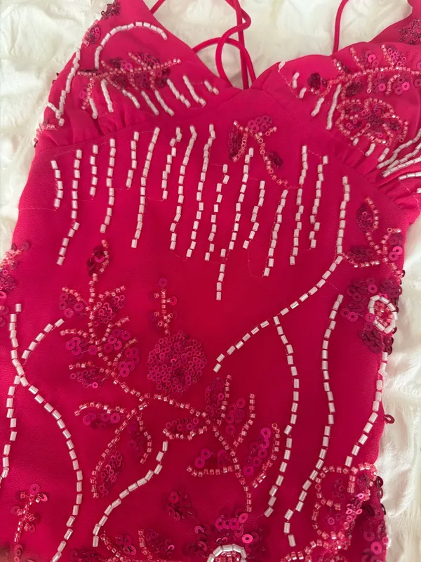 Ibiza embroidered top Red Size XS - Image 2