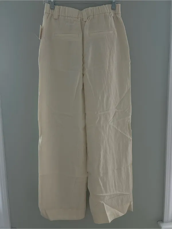 a new day Cream Wide-Leg Women's Trousers 4 - Image 2