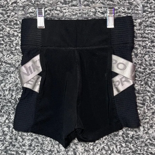Nike black cross strap spandex, size xs - Image 2