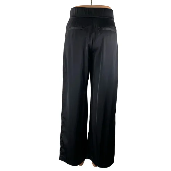 NEW Abercrombie & Fitch Women's Pleated Palazzo Wide Leg Trousers Dress Pants 26 - Image 4