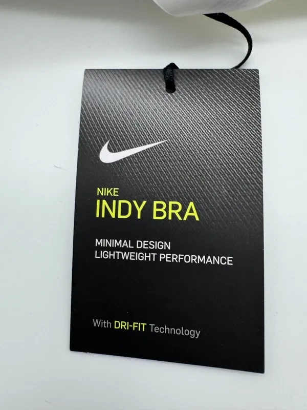 Nike Indy Sports Bra CZ4456-100 White Training Workout Dri-Fit Women's Size XXL - Image 6