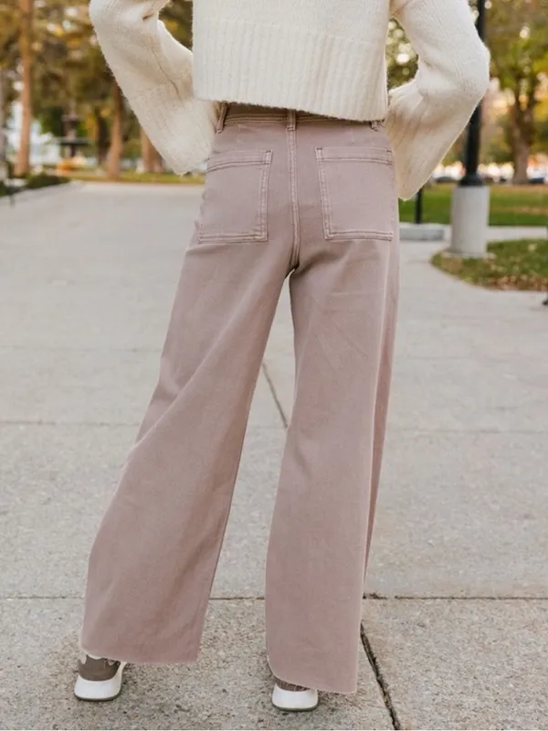 Miou Muse Wide Leg High Rise Crop Pant Size M - Image 2