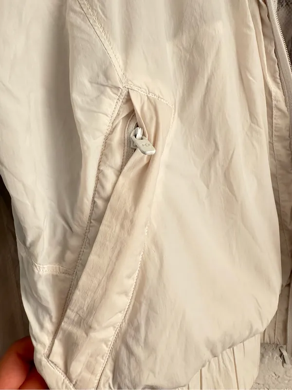 Lululemon Jacket Womens 4 White Gray Nylon Reversible - Image 7