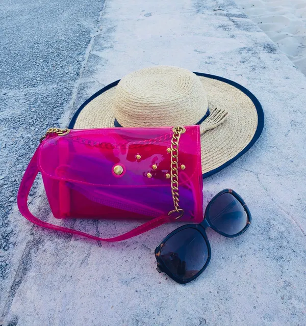 Handmade NWT Barbie Pink Tinted Clear Shoulder Bag - Image 3