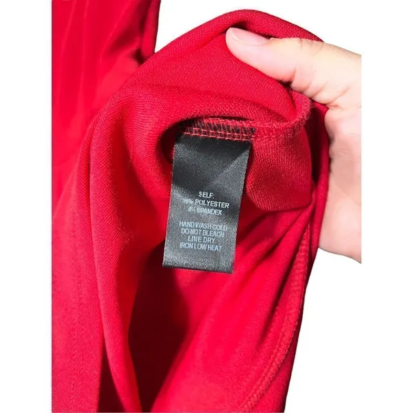 Lulus Home Before Daylight Red Square neck Sleeveless Skater Dress Size XS‎ - Image 6