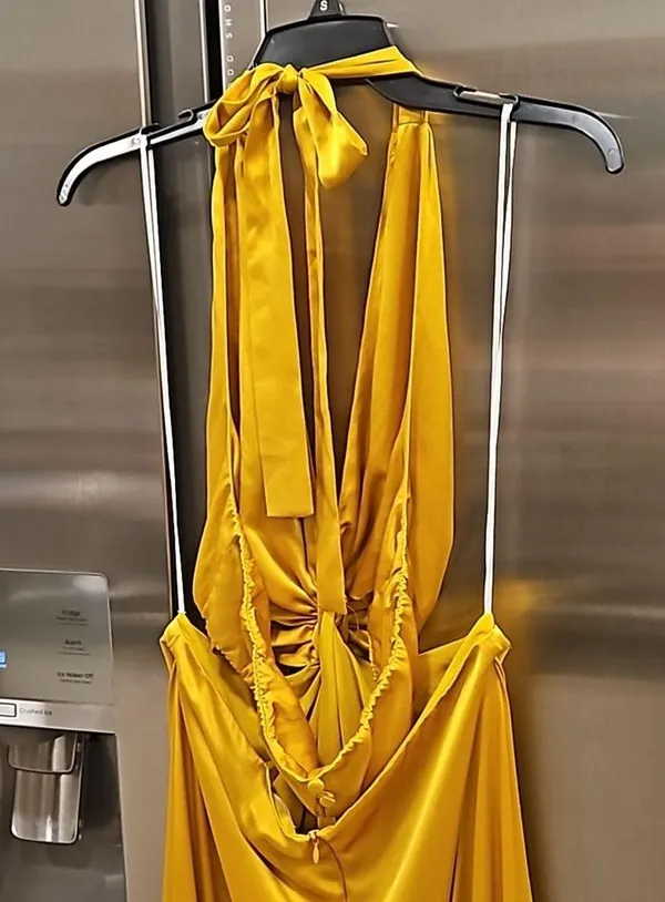 💕REFORMATION💕 Nerida Silk Dress ~ Tumeric 10 NWT - Image 13