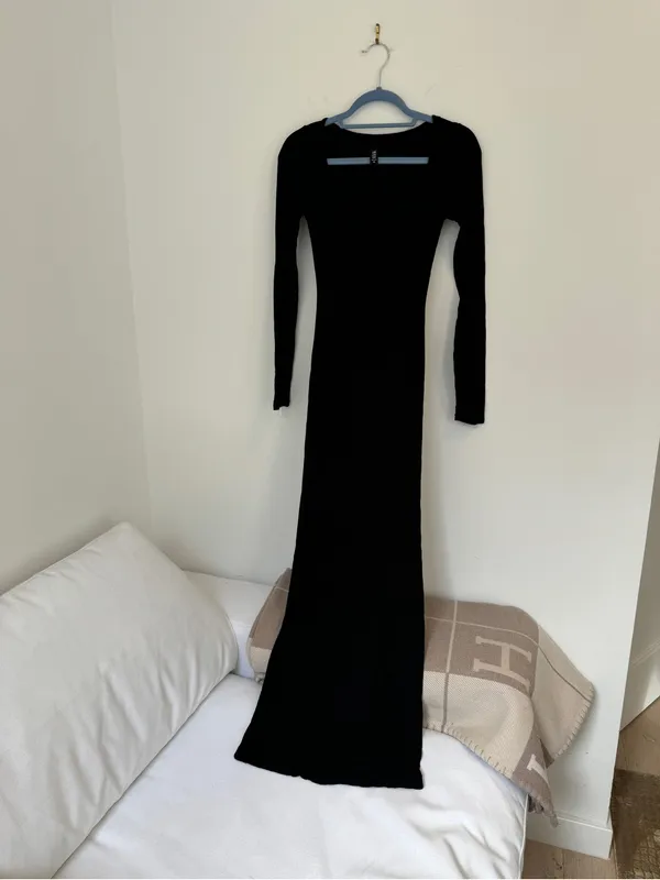 Skims soft long sleeve maxi dress - Image 2