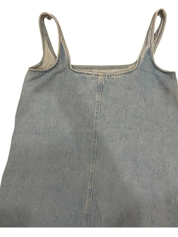 Zara Blue Denim Dress - Image 7