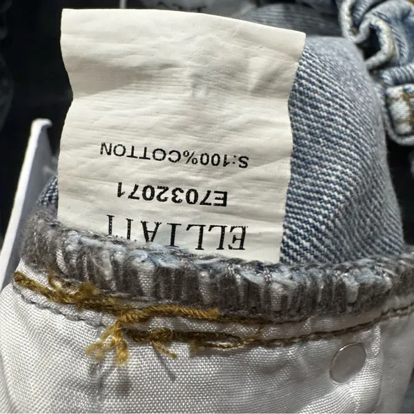 NEW Revolve Elliatt Paperbag Raw Hem Jeans With Removable Pocket Women’s Medium - Image 4