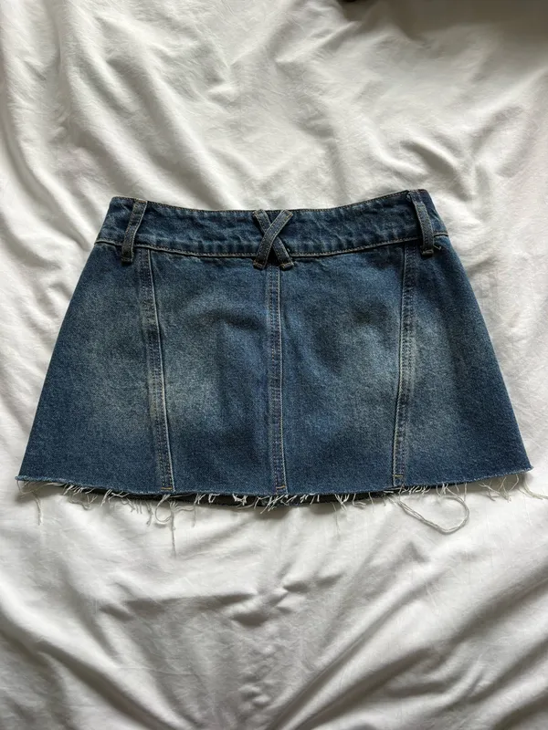 Edikted denim mini skirt  - Image 3