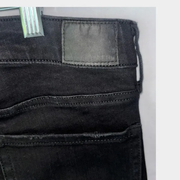 Aeropostale High Rise Jeggings Size 8 Distressed‎ Denim Grunge Punk Streetwear - Image 10