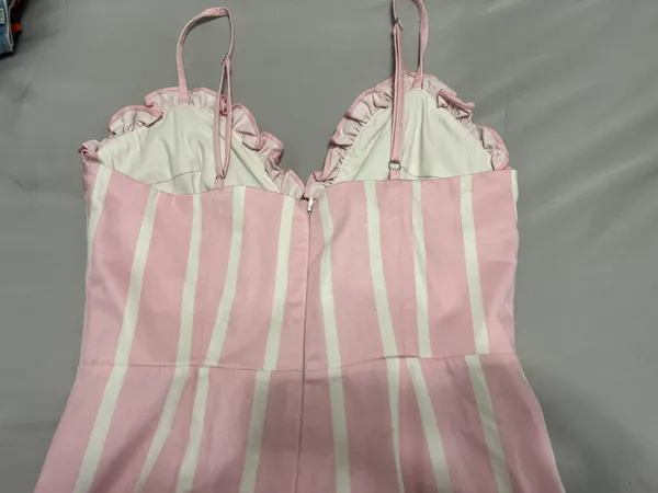 Gianni Bini, Pink And White Striped Jumpsuit - Image 4