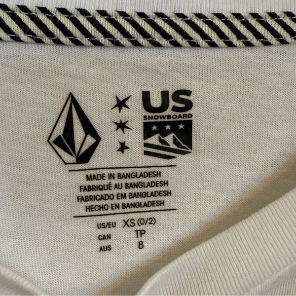 Volcom NWT US Snowboard Team Snow/Ski Long-Sleeve Tee Women’s Size XS - Image 10