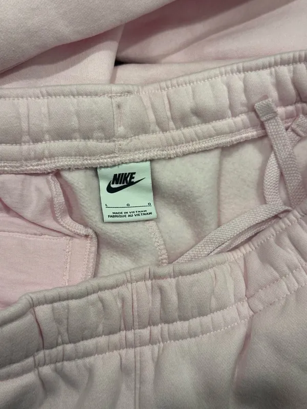 Nike Pink Sweatpants Size L - Image 4