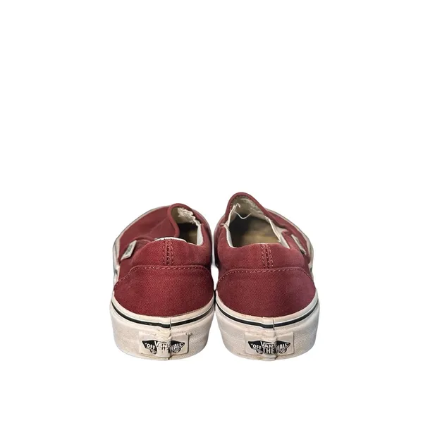 Red Vans slip ons / Maroon Vans slip ons - Image 6