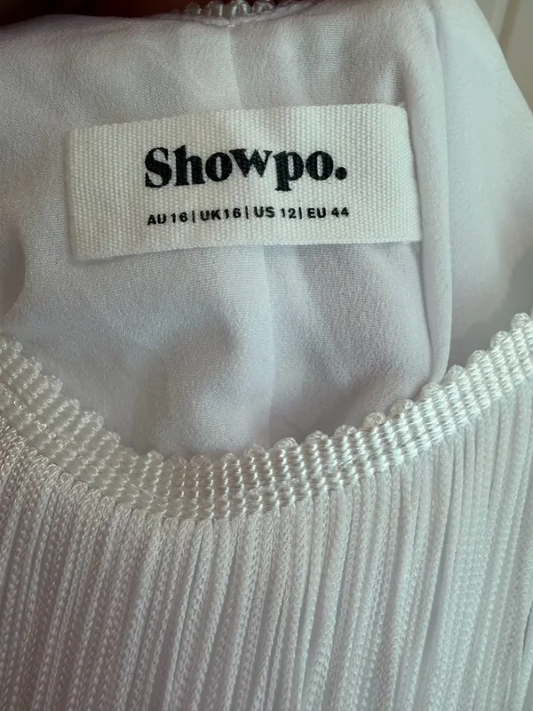 Showpo White fringe dress - Image 2