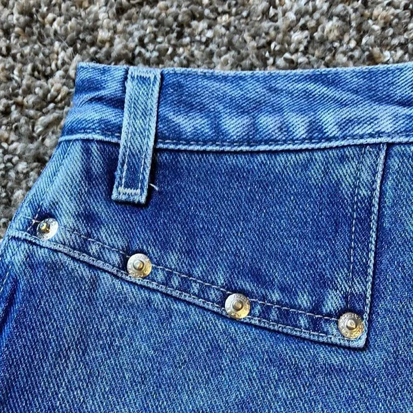Rockies Riveted Rare Size 12 starched jeans long tall - Image 5