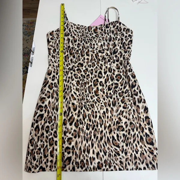 NWT Avec Les Filles Animal Print Mini Summer Dress size 12 - Image 9