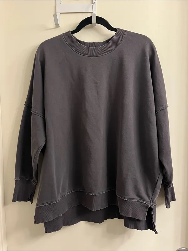 Aerie Grey Crewneck Pullover Small - Image 11