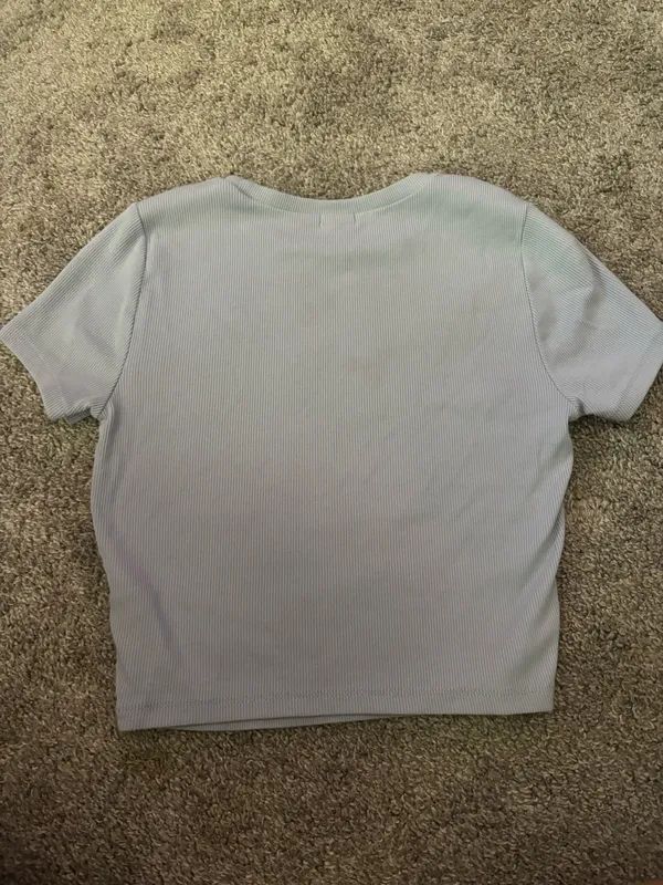 Garage Baby Tee Blue - Image 2