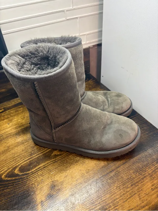 Ugg gray boots size 8 - Image 2