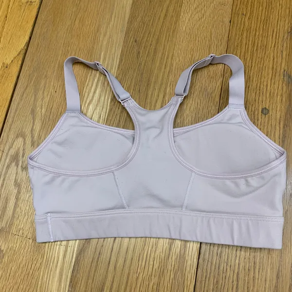 Under Armour Womens Small Pink HeatGear Racerback Adjustable‎ Strap Sports Bra - Image 2