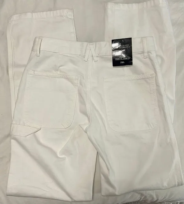 ZARA White Jeans - Image 6