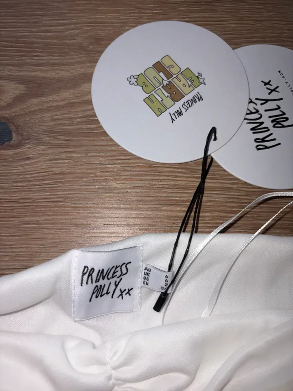 Princess Polly brand new White strapless tube Top small with tags - Image 8